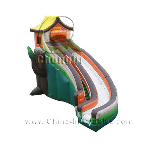 big inflatable slide